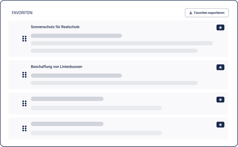 Favoritenliste