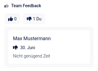 Screenshot der Vergabepilot.AI-Suchergebnisse mit Like/Dislike-Symbolen – individuelle Bewertungen von Ausschreibungen per Daumen hoch oder runter für persönliches Feedback, Teamtransparenz und KI-optimierte Treffer