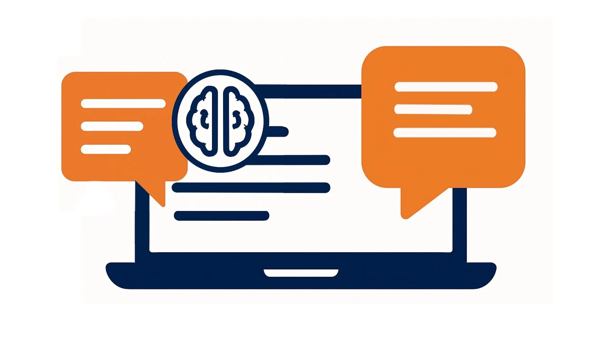 Schematische Darstellung einer KI- und Datenplattform mit Cloud, Datenbanken und Icons als Grundlage für automatisierte Analyse von Ausschreibungen
